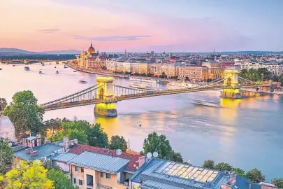 Tuna’nın iki yakası Budapeşte