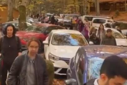 Yedigöller sonbaharda ziyaretçi akınına uğradı