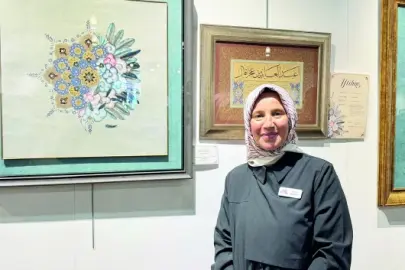 Tezhip sanatı iftiharla sergilendi